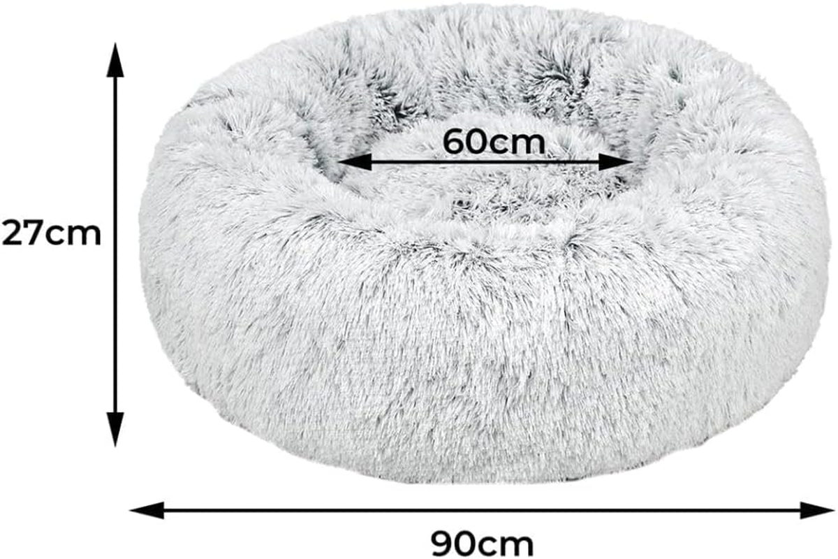 Pawz Replaceable Cover for Dog Calming Bed Mat Soft Plush Kennel Charcoal Size L image number 3