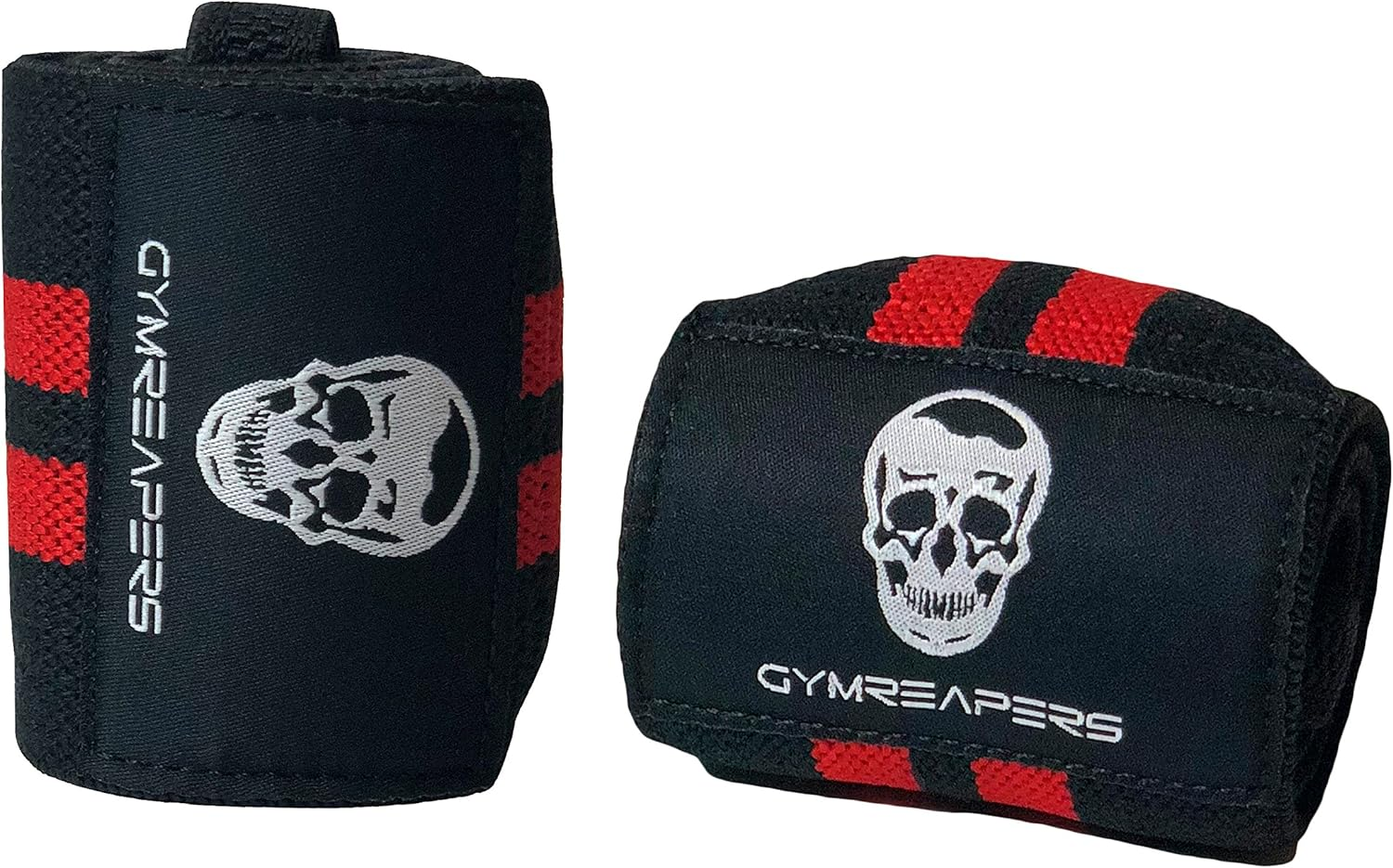 Gymreapers Weightlifting Wrist Wraps (Competition Grade) 18" Professional Quality Wrist Support with Heavy Duty Thumb Loop - Best Wrap for Powerlifting, Strength Training, Bodybuilding image number 6