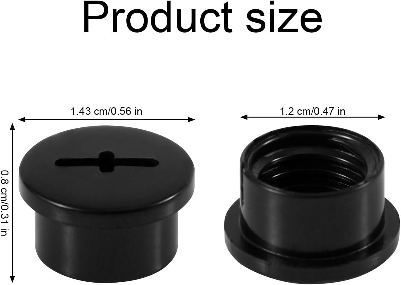 10Pcs Bladder Valve Screws for Riddell Speedflex and Speed Lcon, Black Football Helmet Bladder Valve Screws Plastic Practical Valve Caps for Teenagers Adults Football Helmets