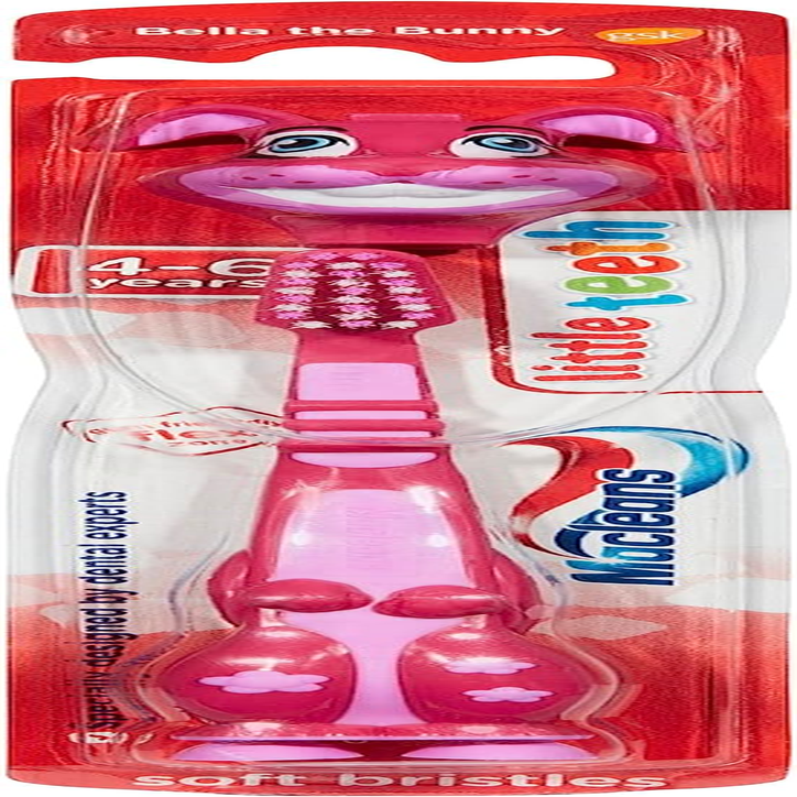 Macleans Kids Little Teeth Soft Toothbrush for Children 4-6 Years, Flex-O-Friends, Assorted Colors (Pack of 3) image number 5