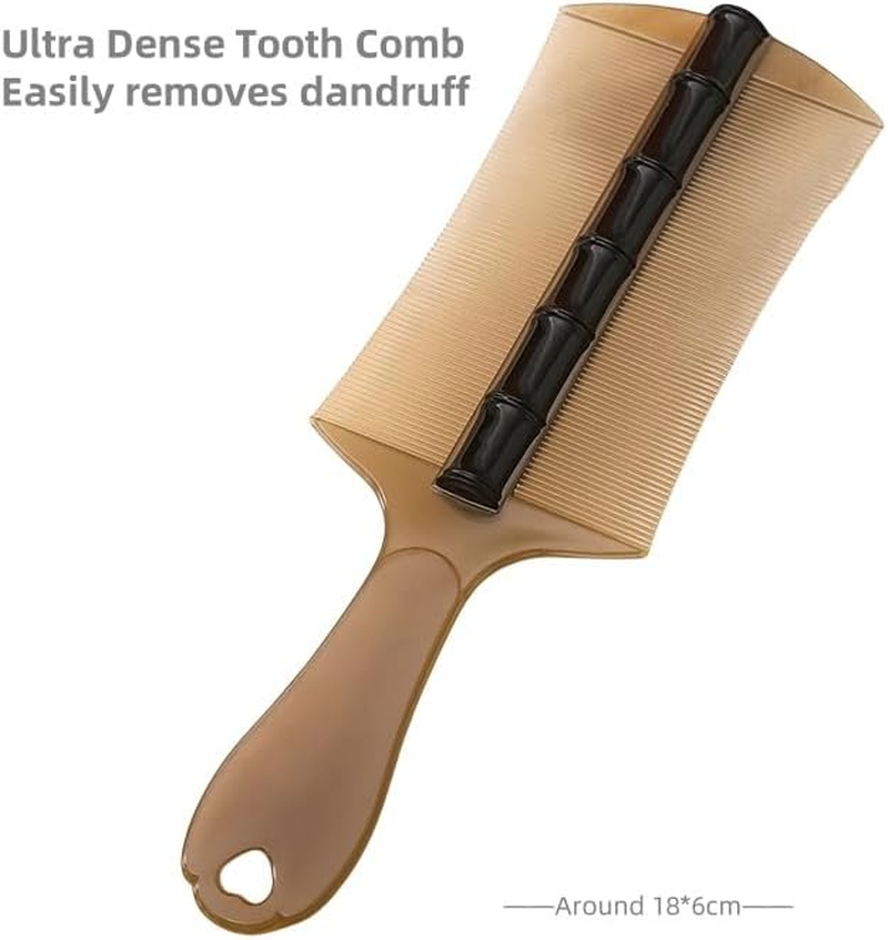 Pack of 4 Dandruff Comb, Detox Comb, Hollow Tooth Scalp Comb, Dandruff Massage Comb, for Healthy Hair, for Men and Women