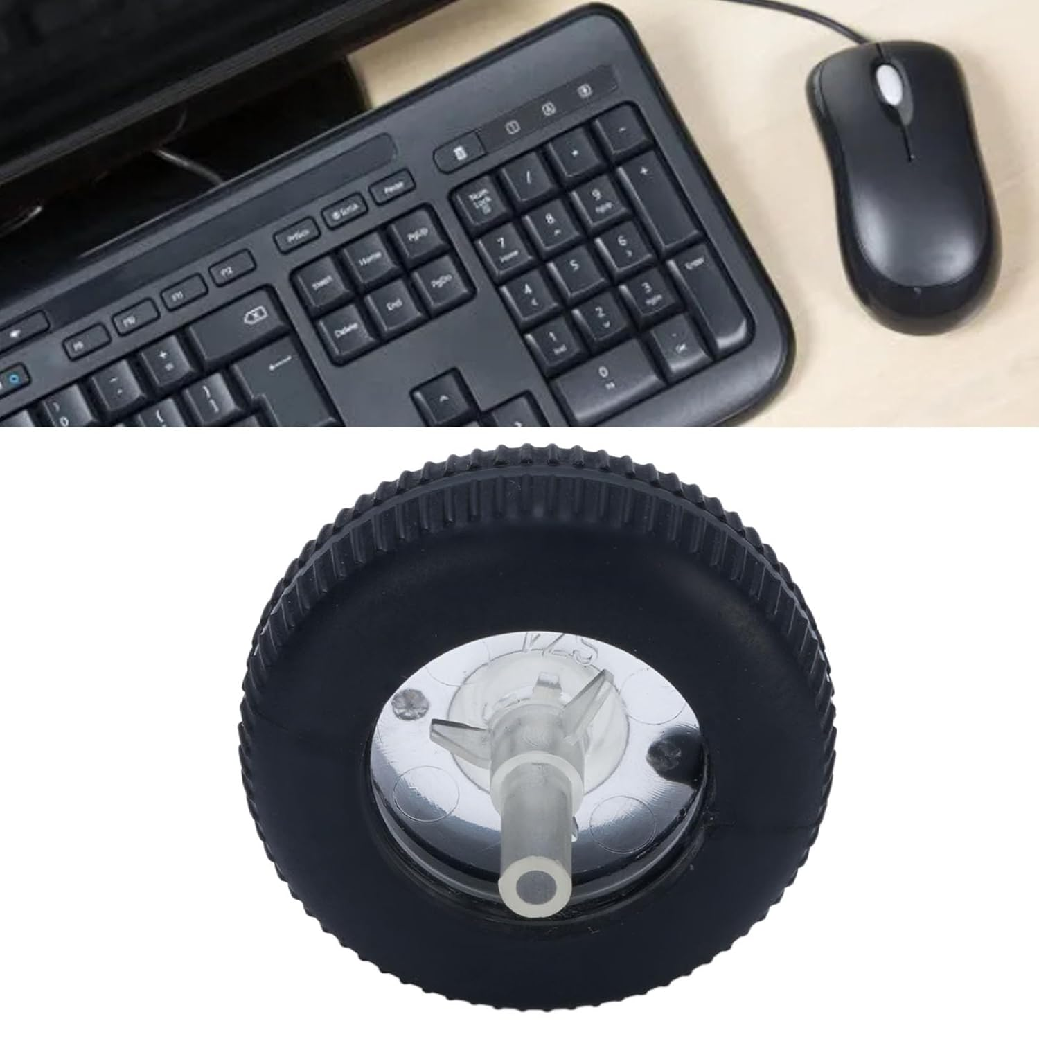 For G403 G703 G603 Mouse Wheel Replacement, for G403 G603 G703 Mouse Roller Scroll, Wear Proof Black Scroll Roller Pulley, Specifically Designed for G403 G603 G703 Mouse image number 5