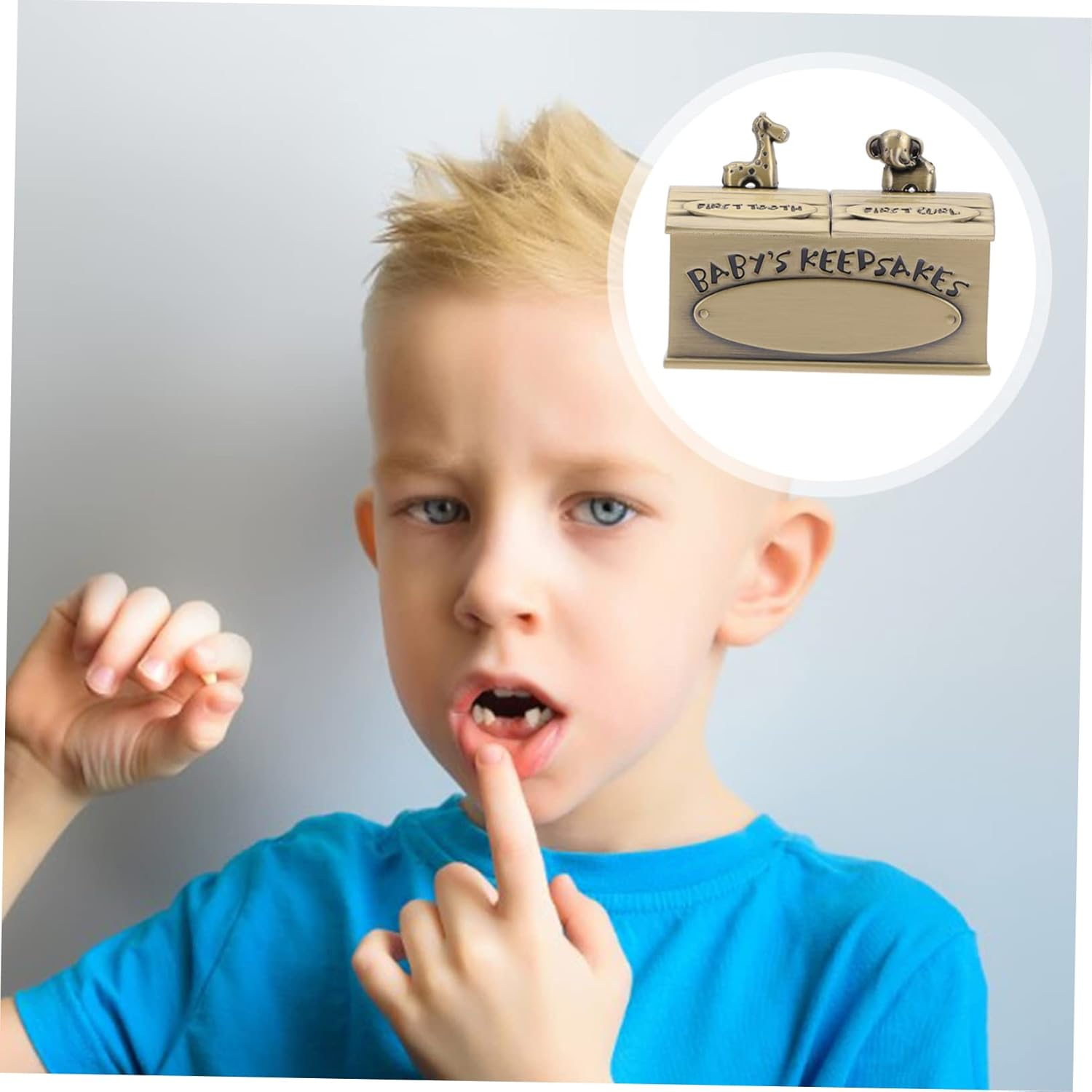 Teeth Keeper Box Newborn Keepsake Box for Boys and Girls Sturdy Structure image number 5