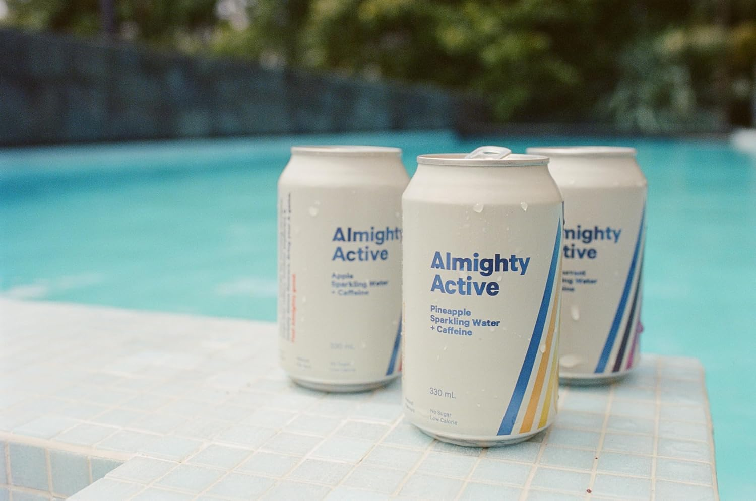 Almighty Active Apple Sparkling Water + Caffeine- 12 X 330Ml - Sugar-Free, Low Calorie - 80Mg Natural Caffeine - Vegan, Zero Plastic Packaging - Perfect 3PM Pick-Me-Up - Supports Little Gardeners image number 2