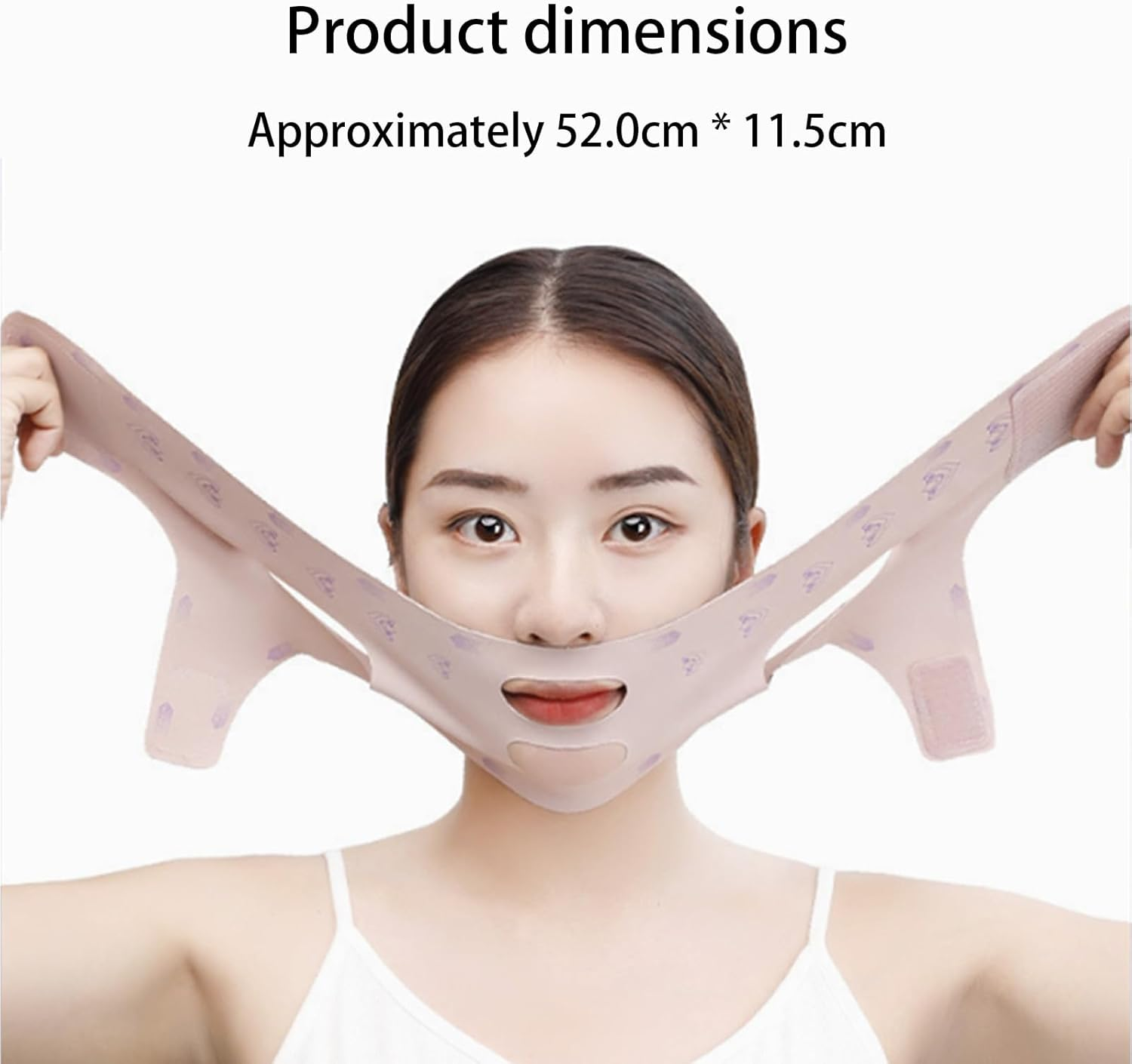 CTOUUGRS Chin Strap for Sleeping, V Line Chin Face Lifting Mask, Double Chin Reducer Eliminator for Women, Jawline Mask with Breathable Comfortable Design, Face Wrap for Overnight Skincare, Facial Slimming Device for Chin and Neck image number 1