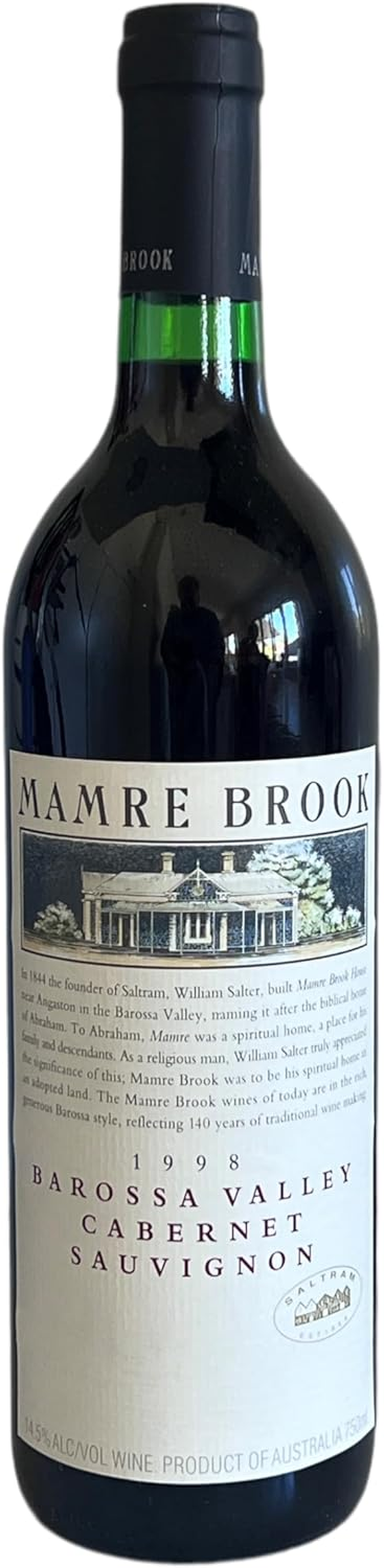 1998 Saltram Mamre Brook Cabernet Sauvignon (Case of 12)