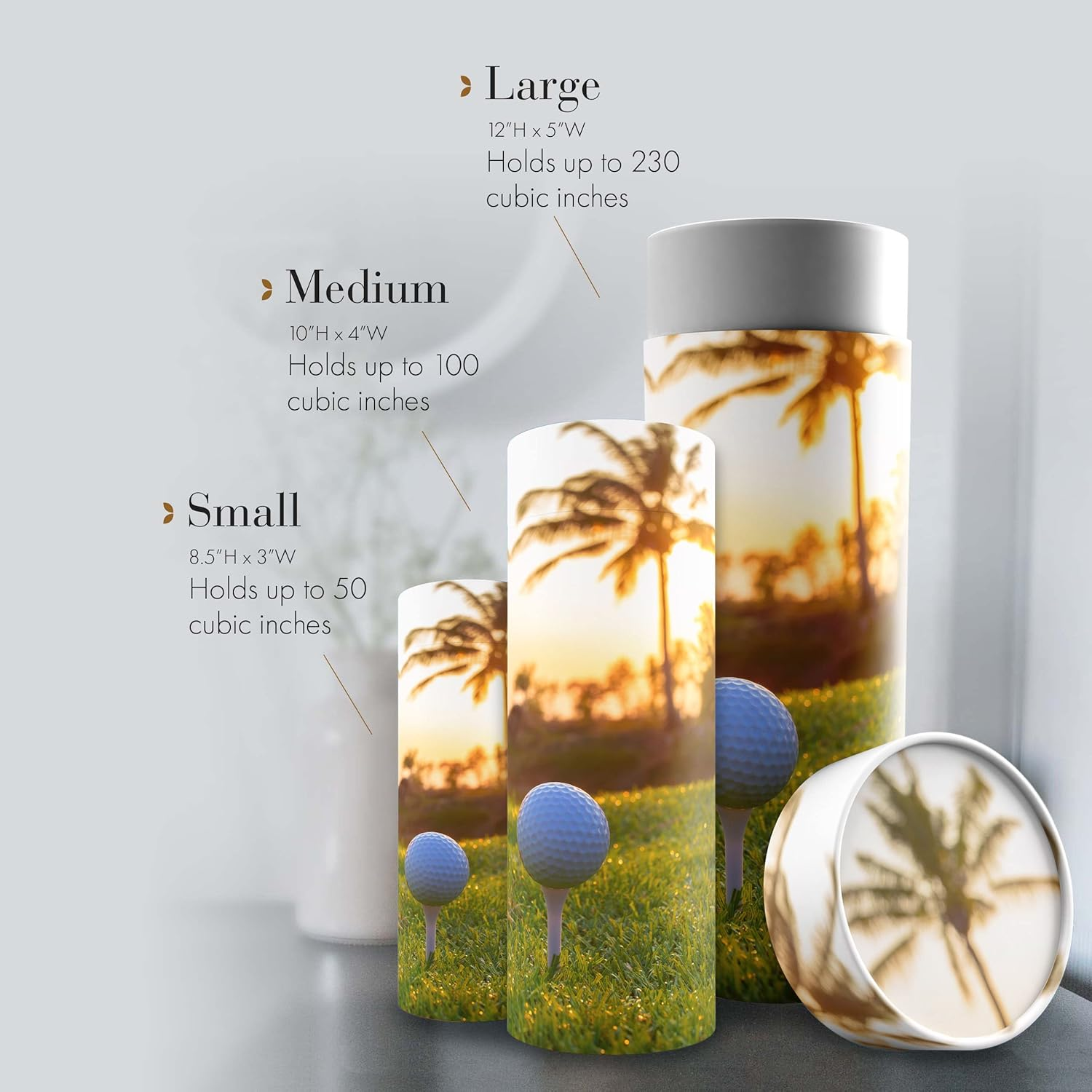 Fairway to Heaven Scattering Tubes for Human Ashes TSA Approved Scattering Urn and Eco-Friendly Biodegradable Urns for Human Ashes & Biodegradable Urn for Burial at Sea image number 6