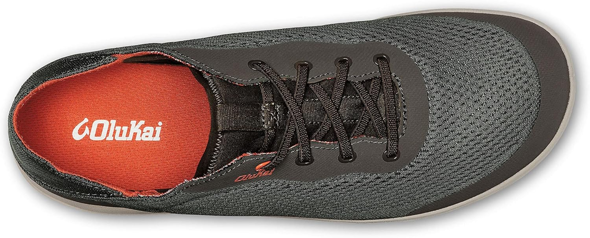 OLUKAI Moku Pae Men'S Boat Shoes, Water Resistant & Breathable Mesh, Easy Slip on Design, Quick-Drying & Enhanced Traction image number 2