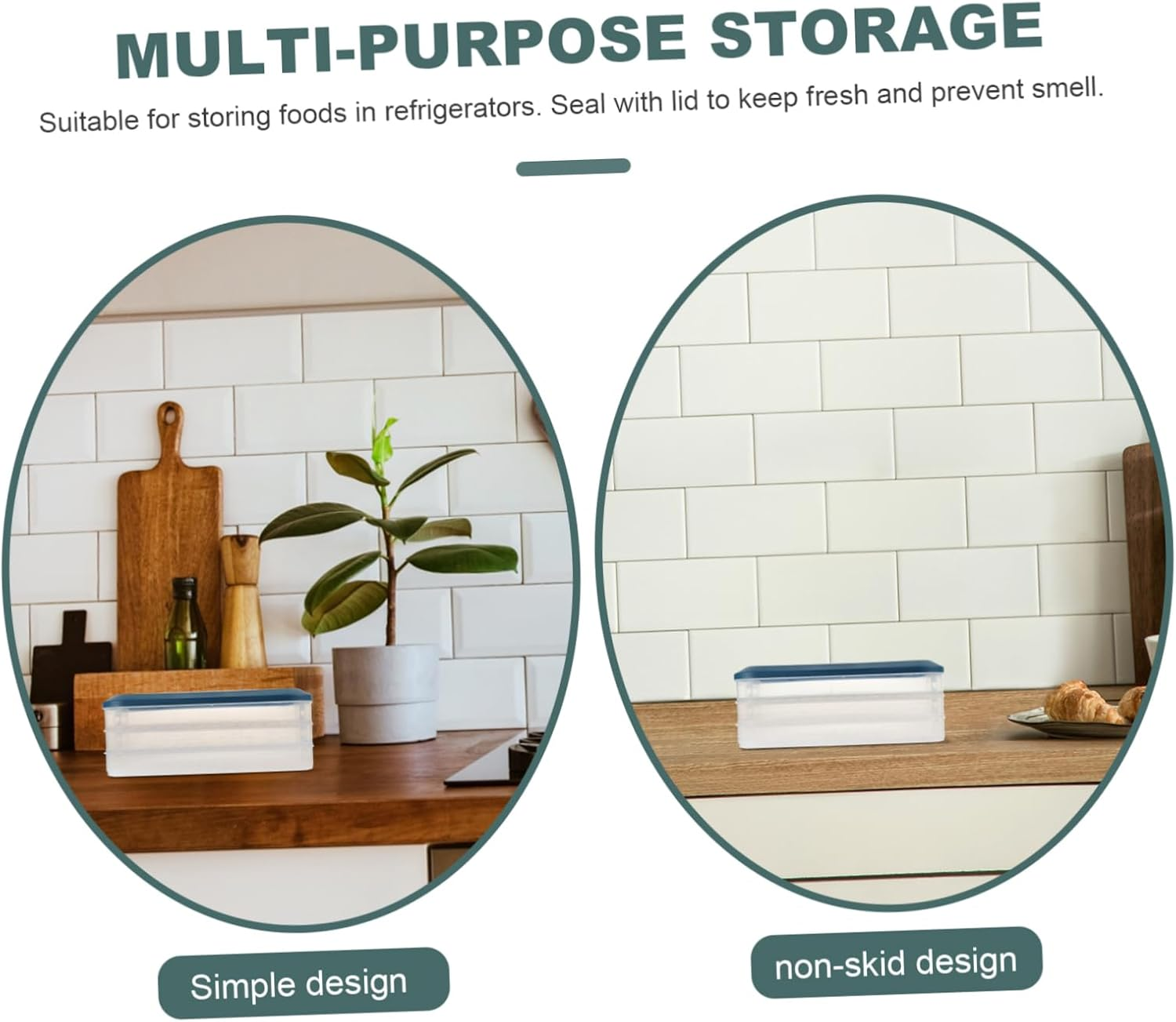 BRIGHTFUFU Fridge Multi-Layer Preservation Box for Dumplings Compact Non-Skid Design for Efficient Food Storage Safe Material for Home and Dorm Use image number 1