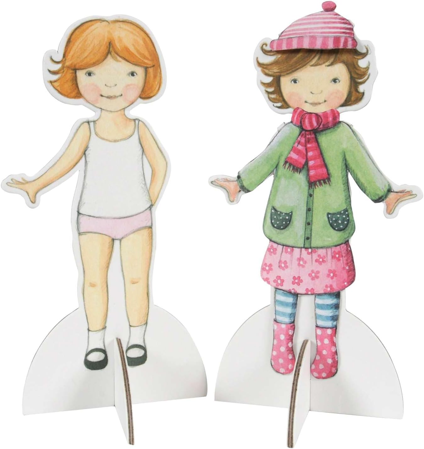 Tiger Tribe Paper Dolls Kit, Vintage Arts and Crafts image number 4