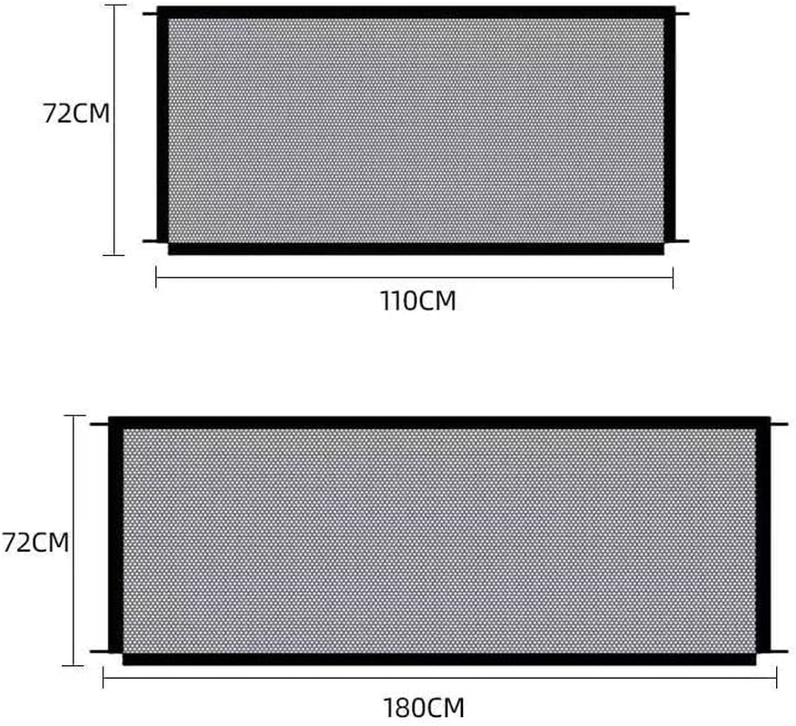 Isolation Guardrail Suitable for Puppies, Punch-Free Pet Fence, Suitable for Doorways, Staircases and Corridors, Both Indoors and Outdoors (72X180CM) image number 4