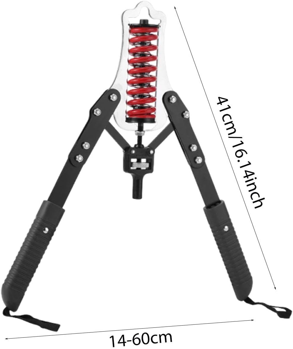 Yuksok Adjustable 10-200Kg Spring Chest Expander Carbon Steel Versatile Professional for Full Body Workout Arm Exercise Strengthener - Double Spring image number 5