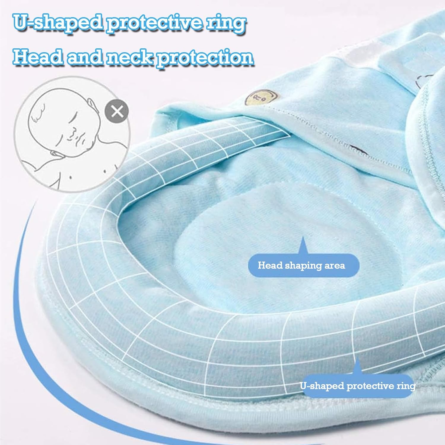 Baby Swaddle Wrap,Newborn Baby Swaddle Sleeping Bag，Ergonomic Baby Swaddles 0-3 Months，Security Blanket Soft & Breathable Baby Gifts for Boys and Girls