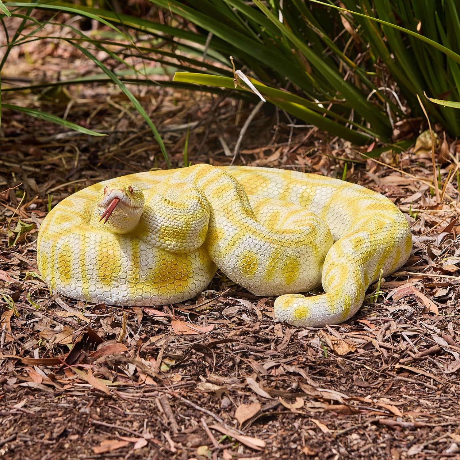 Northcote Pottery Gold Python Resin Statue, 45 X 42 X 14 Cm image number 2