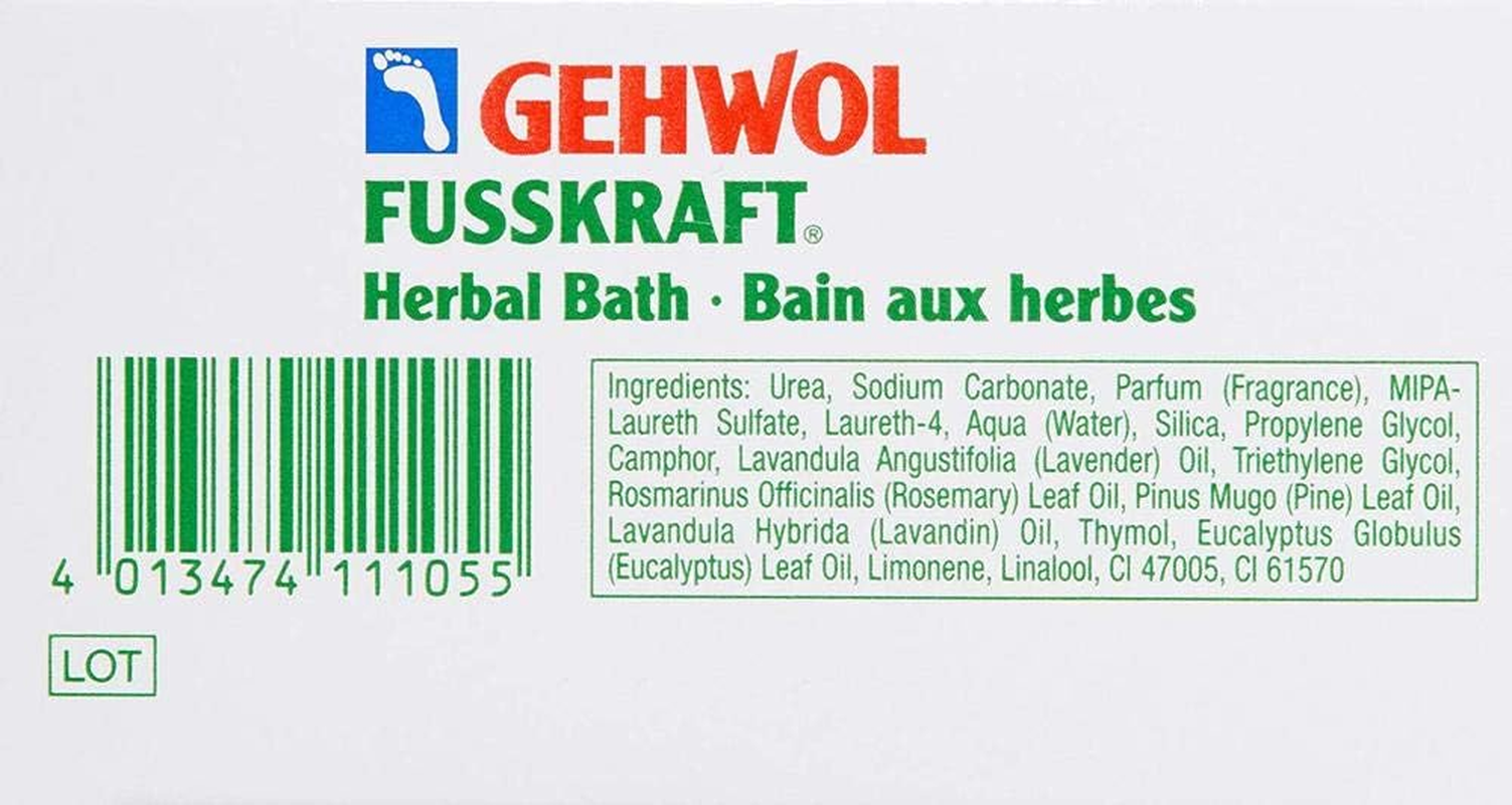 Gehwol Fusskraft Herbal Bath Hard Cracked Skin 400G - Multi Quantity image number 6