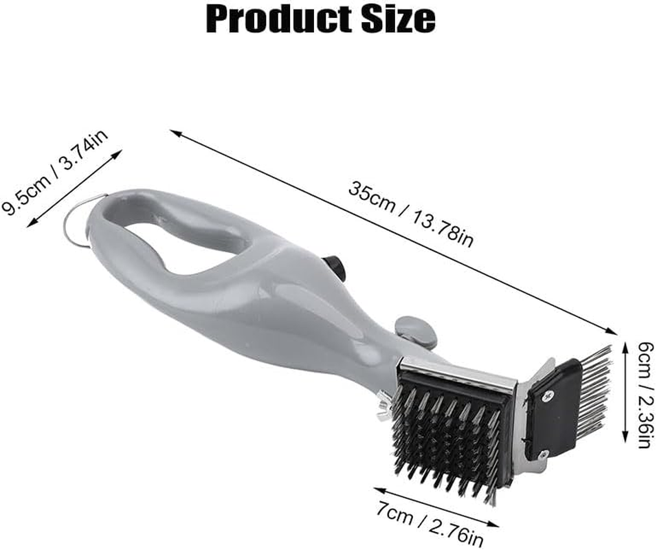 Stainless Steel Barbeque Grill Steam Brush, Steam Grill Brush, BBQ Grill Cleaner, Steel, Cast Iron, Ceramic Grills
