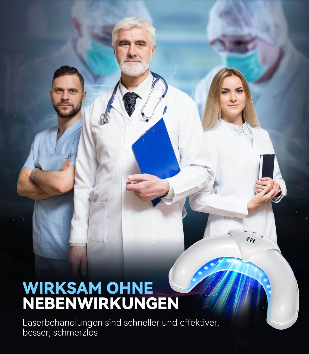 LOZLTX 5.0 Nail Fungus Laser Device, 99% Fungal Infestation Eliminated in 3 Minutes, Industry No. 1: Restoration of Healthy Nails and New Self-Confidence, Blue image number 5