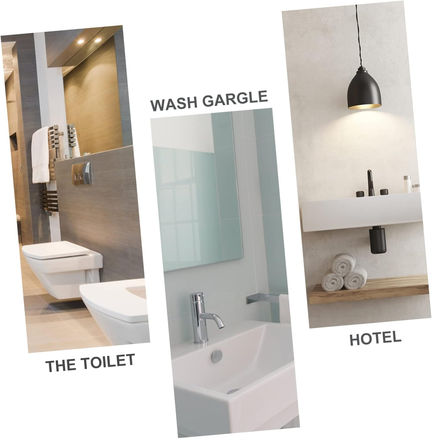 WOONEKY Space Aluminum Hair Dryer Bracket Wall-Mounted Organizer Easy to Assemble for Bathroom image number 6