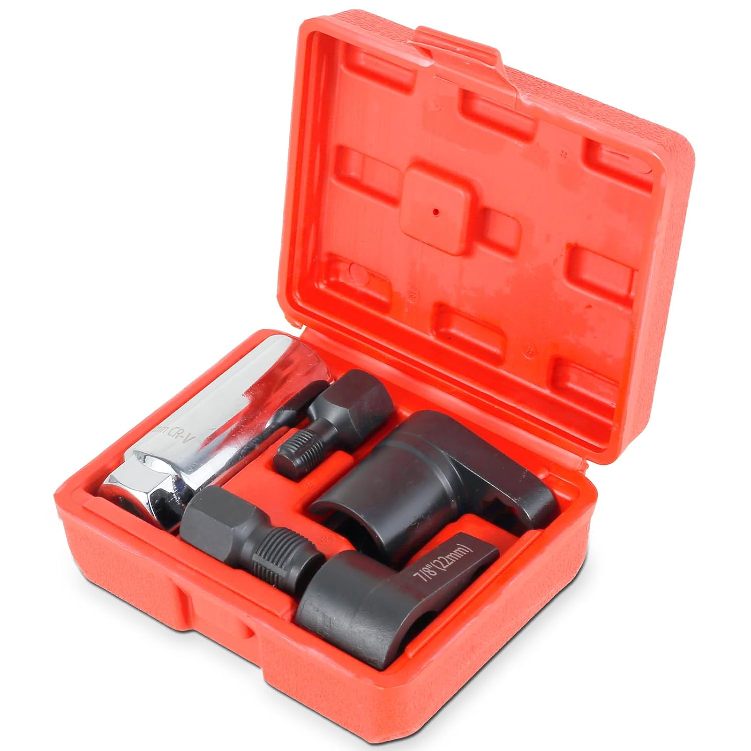 Whsunvo 5Pcs Oxygen Sensor Socket Removal Tool Metal Oxygen Sensor Socket Set Flexible Easy to Use Sleeve Set Easy to Install Removers Suitable for Car image number 6