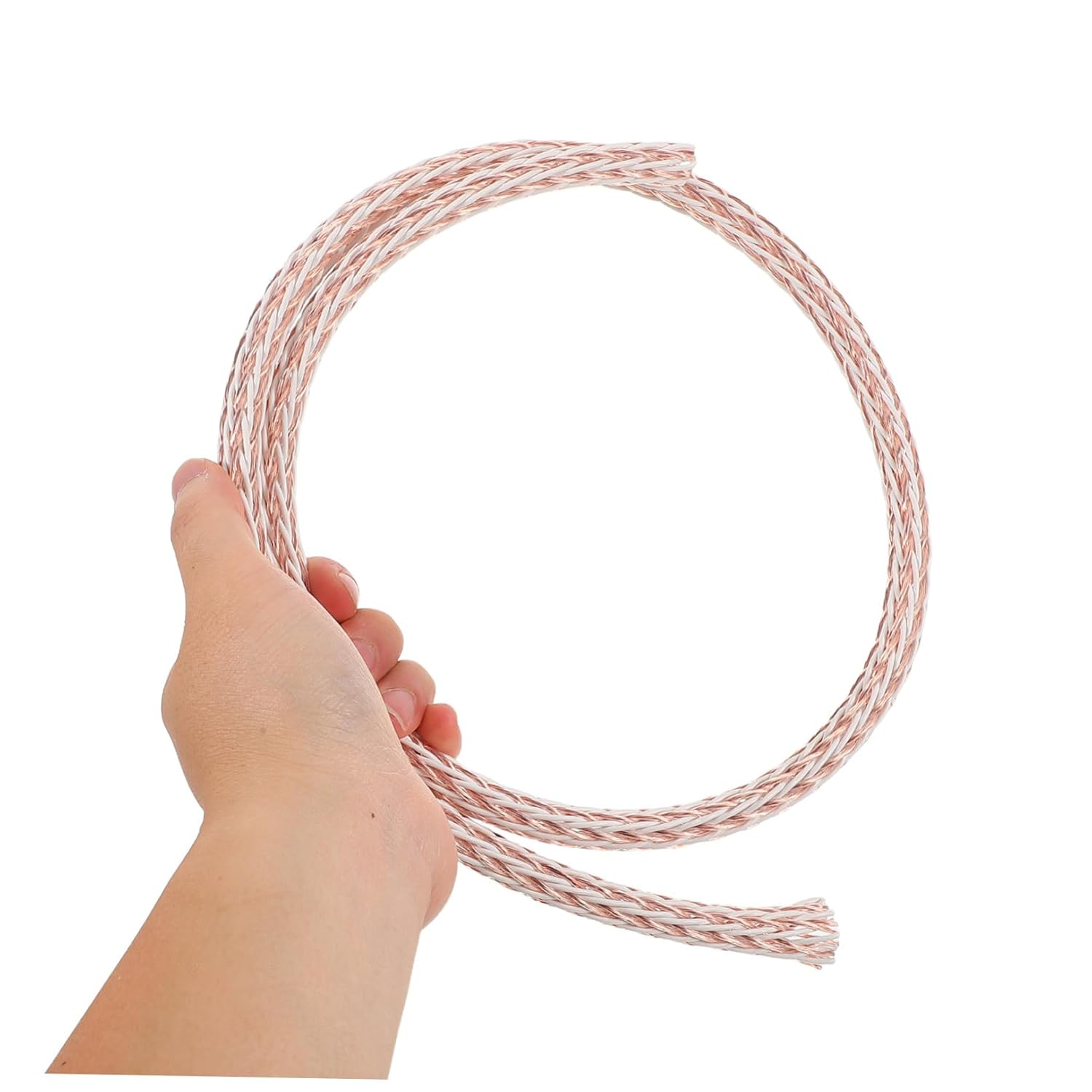 KONTONTY Pure Single Crystal Copper Speaker Wire Flexible Stereo Sound System Cable for Automotive Trailer Home Theater Amplifier Connection Noise High Fidelity Audio Transmission image number 3