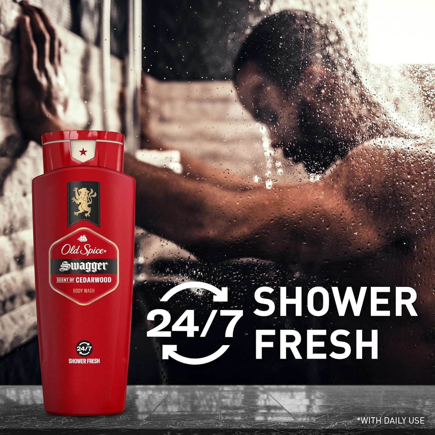 Old Spice Red Zone Body Wash, Swagger, 16 Oz (Pack of 2) Bundled with Toiletry Bag image number 3