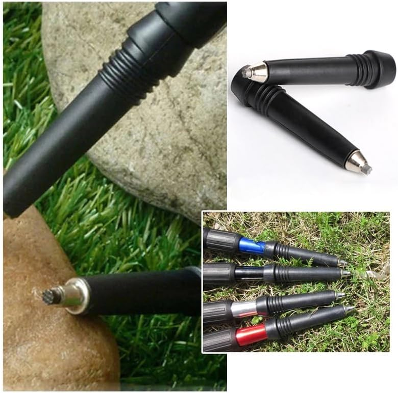Squequ 5 Pack Trekking Poles Carbide Tips Replacement Universal Tungsten Steel Rod End Tip for Outdoor Hiking Stick Cane Climbing Walking Pole Gear Worn Repair Accessories image number 4