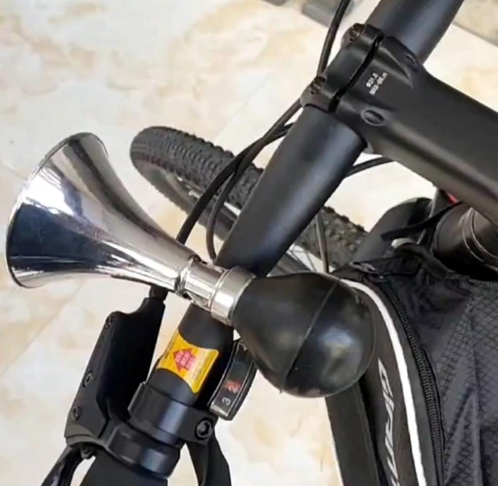 Bicycle Bell, Kids Children Bicycle Scoote, Cycling Air Squeeze Honking Horn, Handlebars Squeeze Bulb Loudspeaker, Bicycle General Accessories, Bicycle Hooter, Bike Bugle image number 1