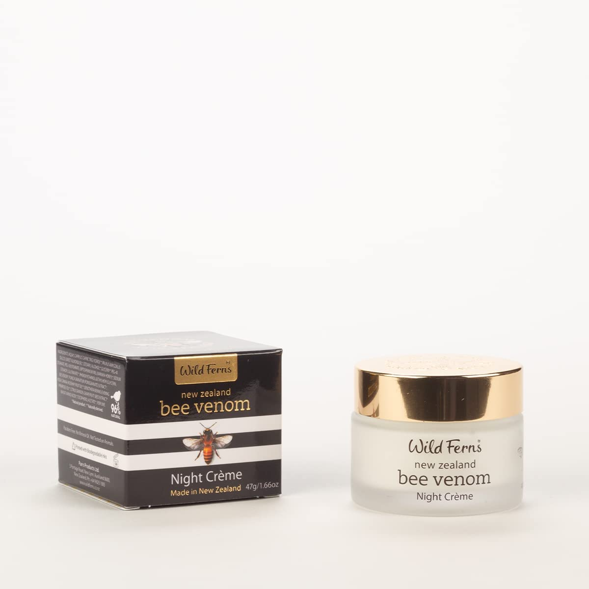 Wild Ferns Bee Venom Night Cr&egrave;me with Manuka Honey | Intense Rejuvenation, 47G image number 5