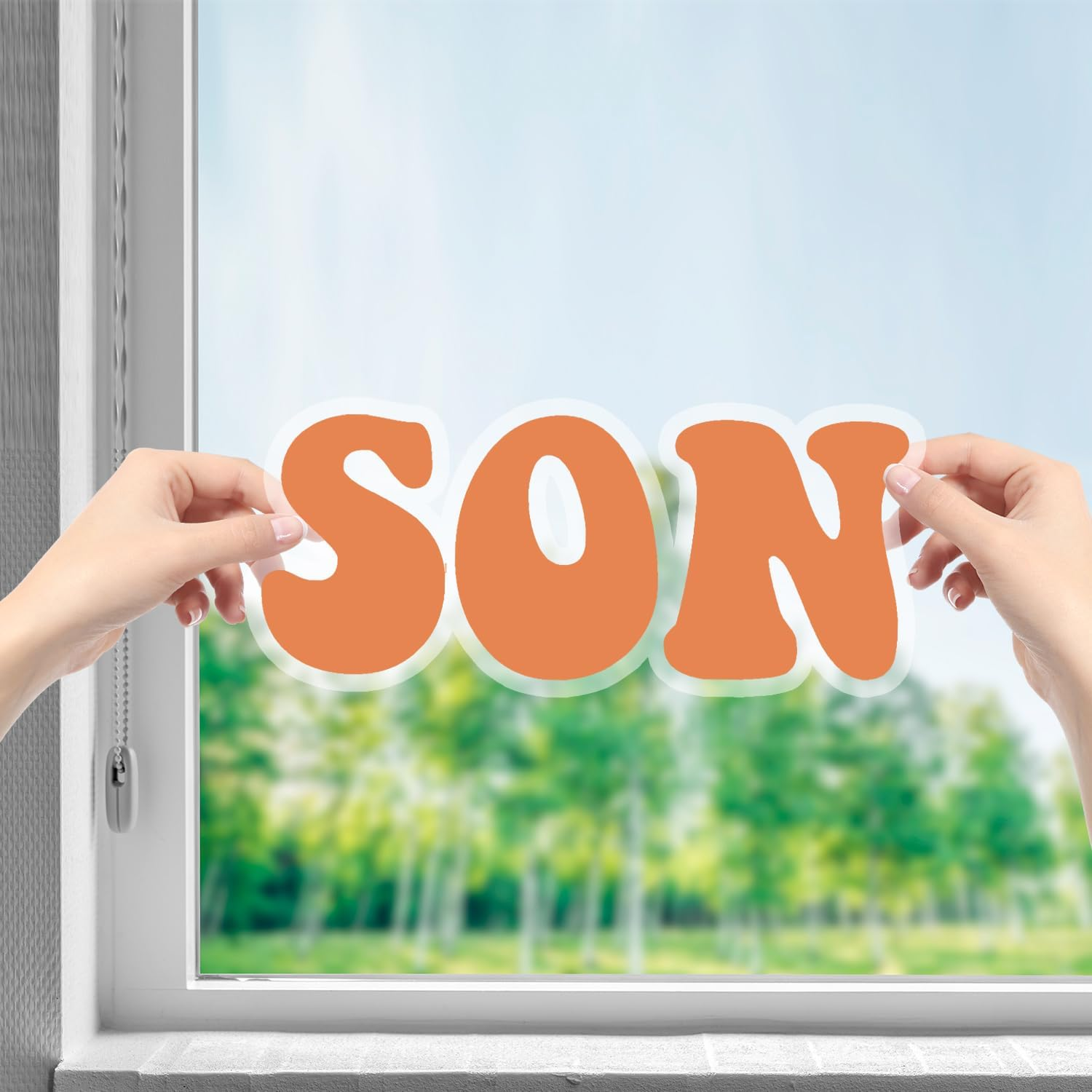Here Comes the Son Baby Shower Wall Decal, Here Comes the Sun Vinyl Stickers Welcome Little Boy Backdrop Gender Reveal Party Favors Birthday Party Supplies Pregnancy Gift Creative Wall Decoration image number 5