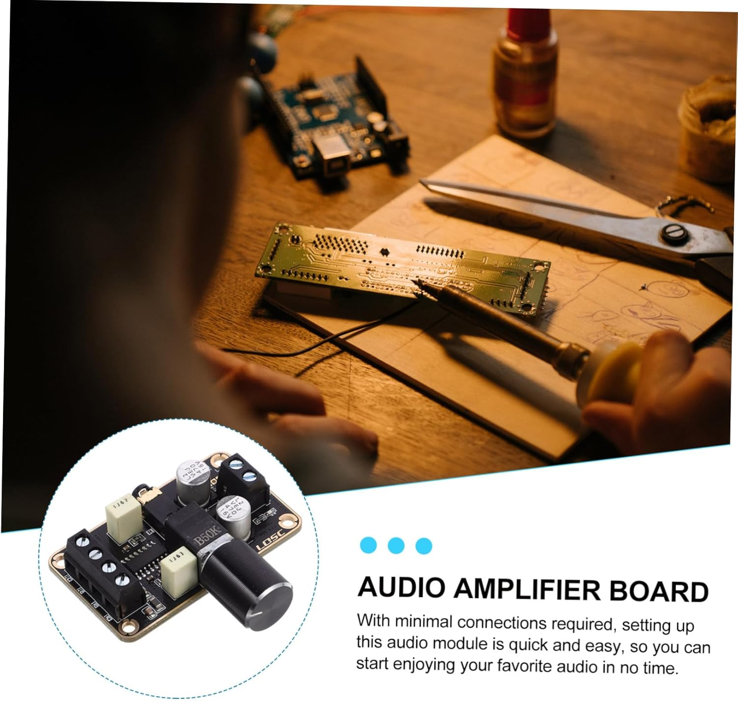 Digital Amplifier Board High Fidelity Sound Quality Stereo Amplifier Module image number 5