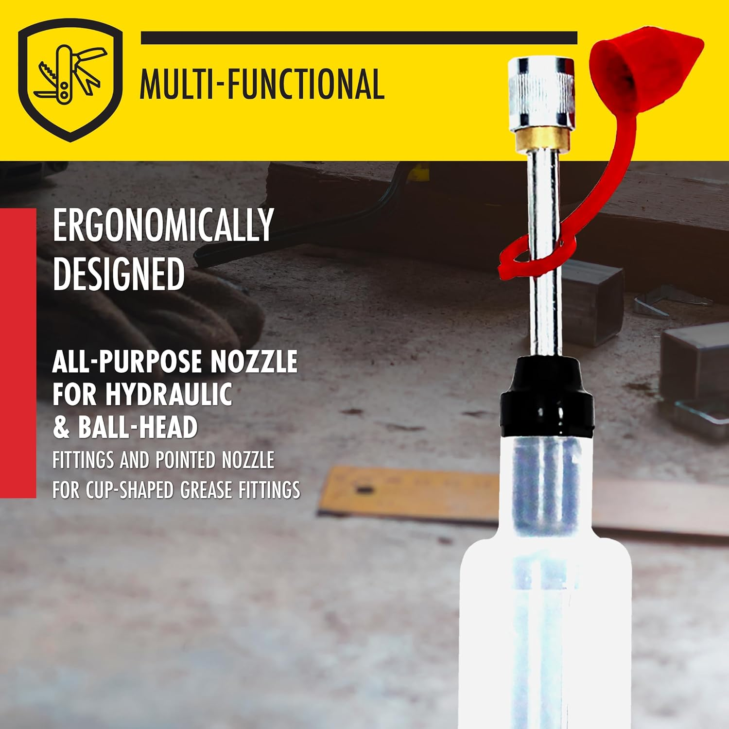 Lumax LX-1174 Push-Type Grease Gun (3 Oz) image number 4