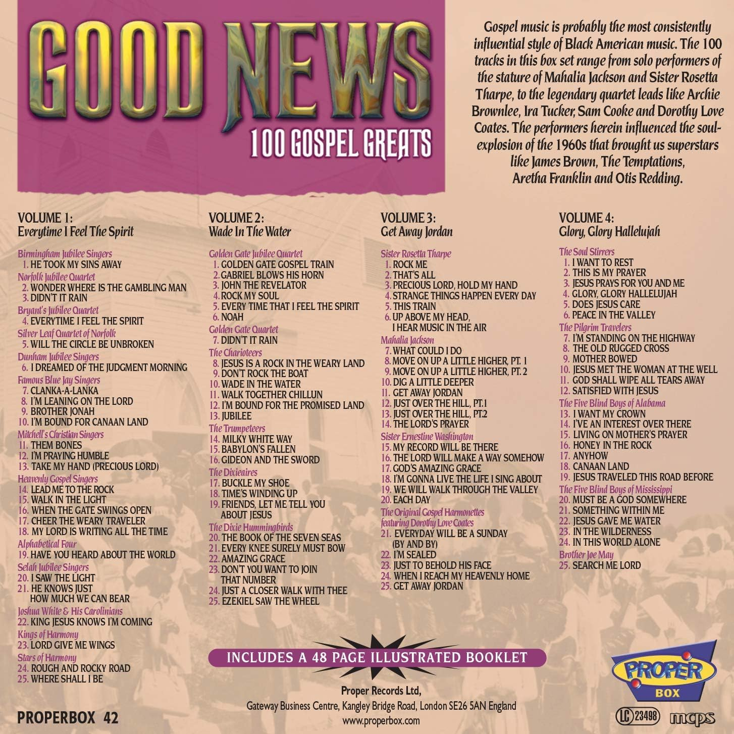 Good News: 100 Gospel Greats / Various image number 3