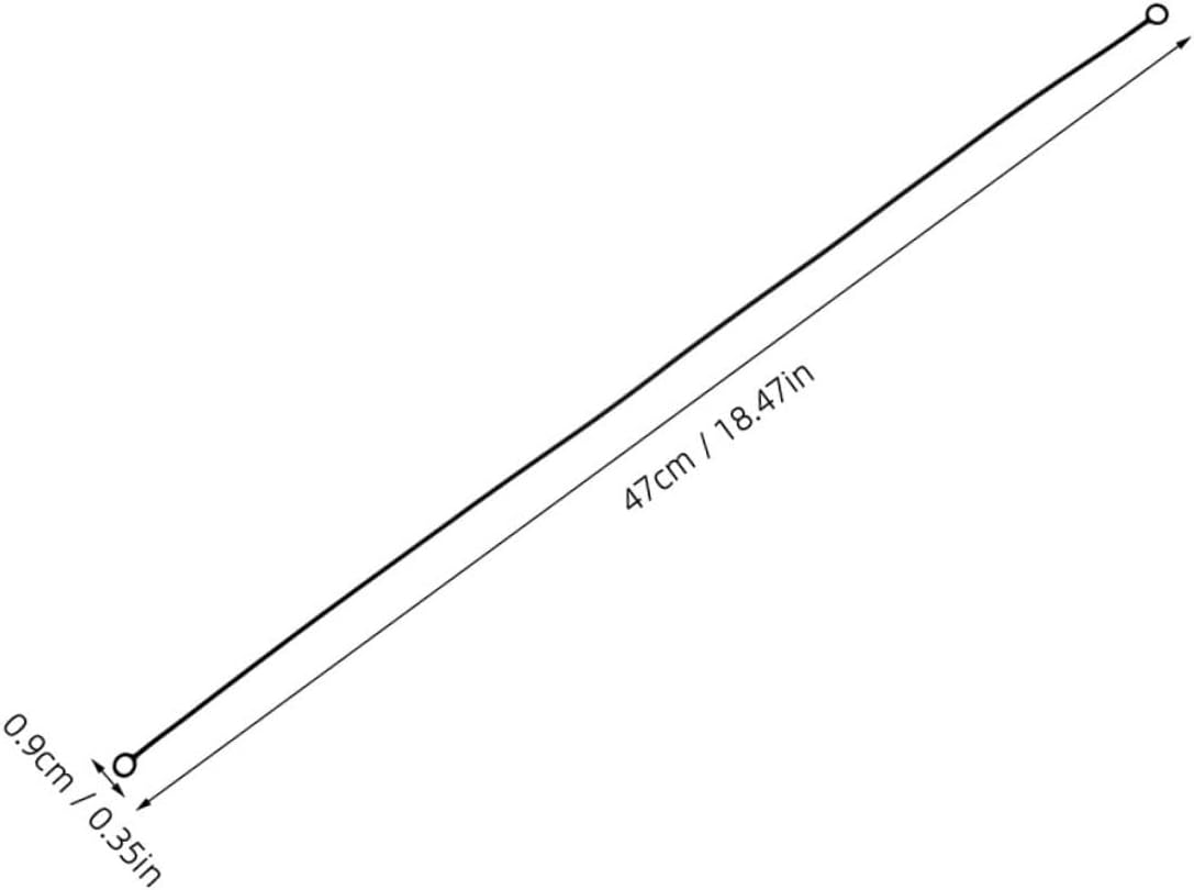 Operitacx Earbud Replacement Lanyard Cord for Ear Plugs Universal Silicone Detachable Strap Lightweight Black Suitable for Travel and Daily Use image number 1