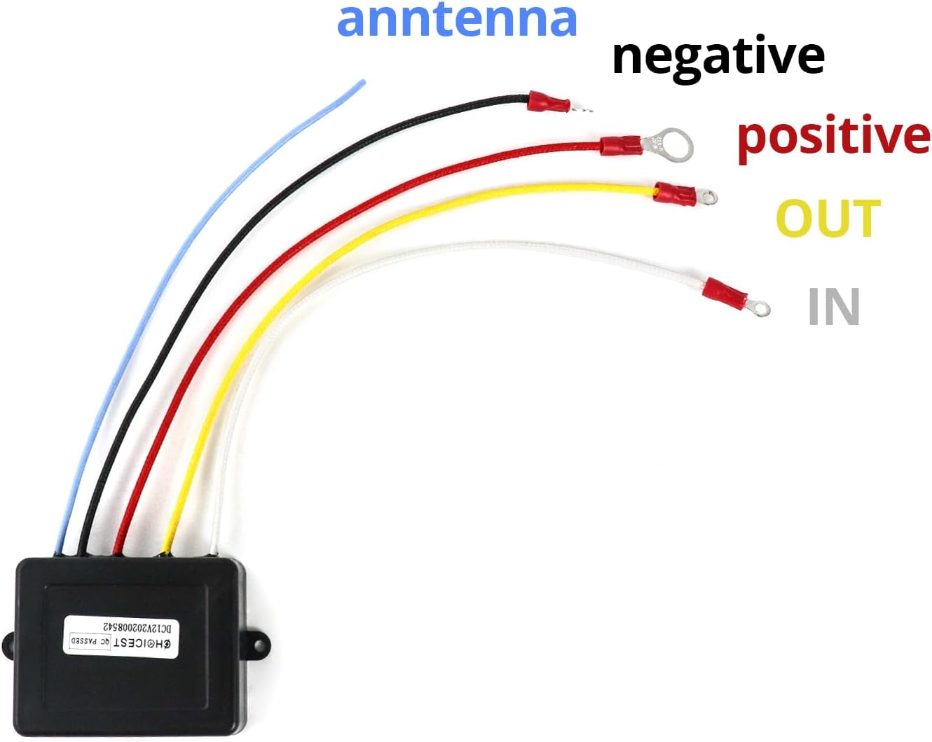QWORK 12V Car Wireless Winch Electric Remote Control, 4 Pack Universal Mini 5 Wire Control Winch with Dual Manual Matching Transmitter Kit for Truck, ATV and SUV Winch Wireless System image number 2