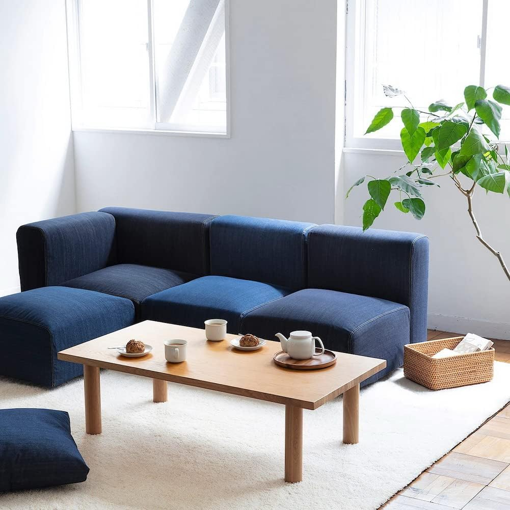 MUJI 82586152 Wooden Table Legs for 13" Tall Oak Wood Table Legs Set of 4 image number 4