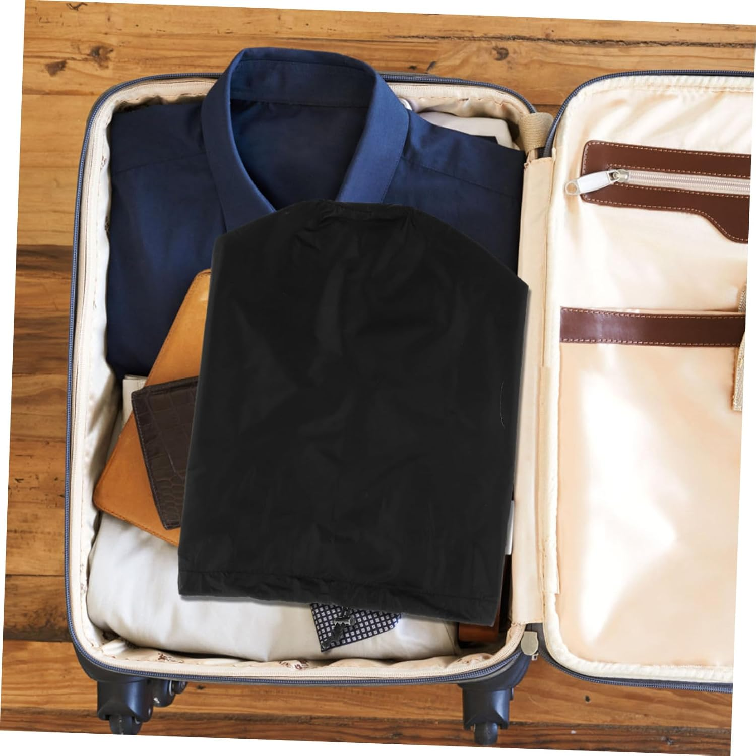 BESPORTBLE Versatile Garment Bag for down Jacket Raincoat Storage Compact Travel Pouch image number 6