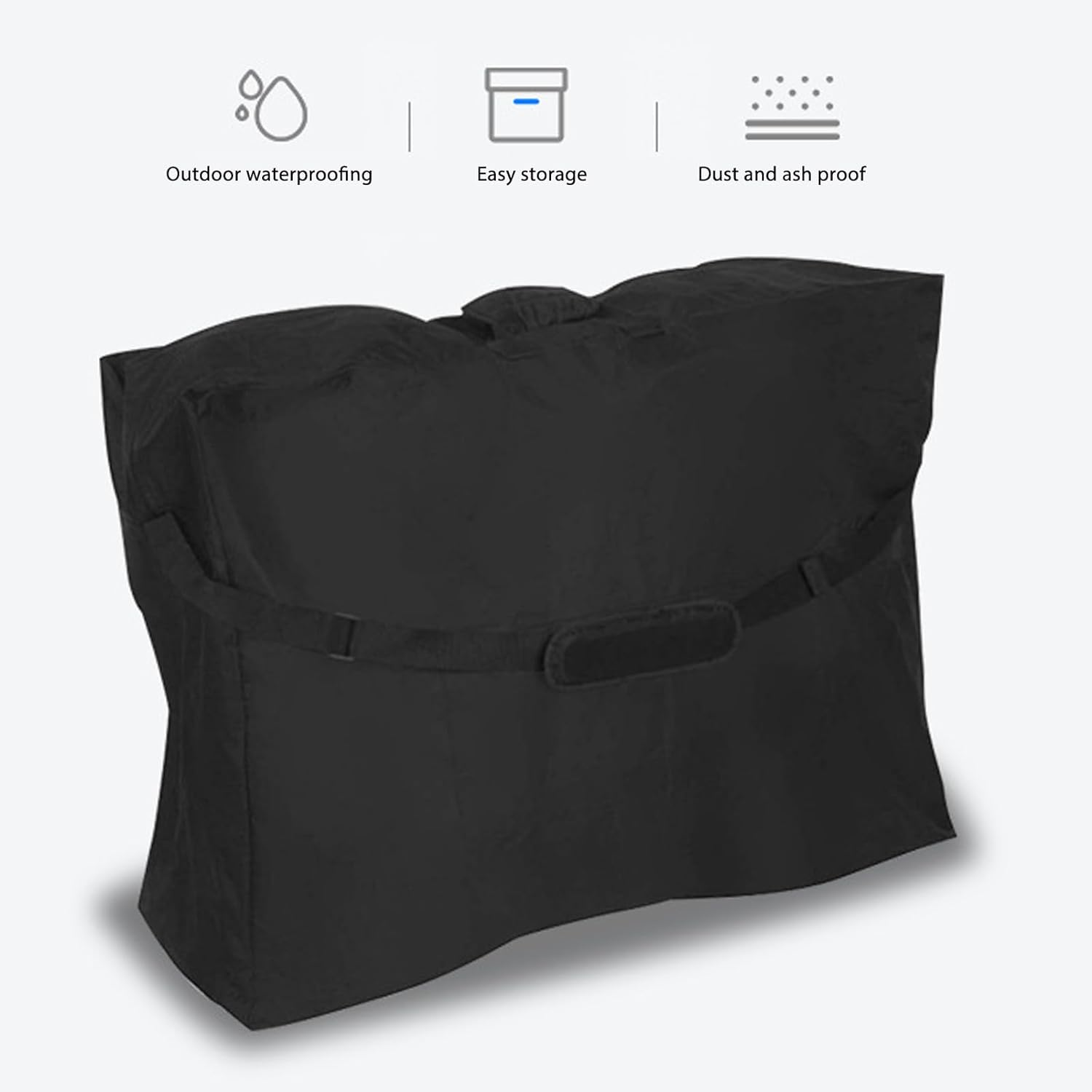 Wheelchair Bag Wheelchair Backpack Bag Storage Tote Accessory Waterproof Large Capacity Oxford Cloth Foldable Wheelchair Travel Bag for Travel Outdoor image number 3