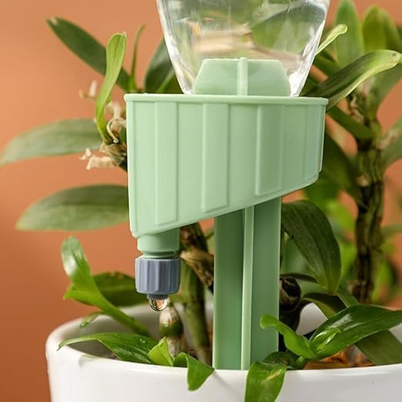 Self Watering Spikes for Plants 12 Pack, Auto Plant Watering Devices with Adjustable Valve Switch, Insert Automatic Watering System for House Plants, Garden Plants, Office Plants