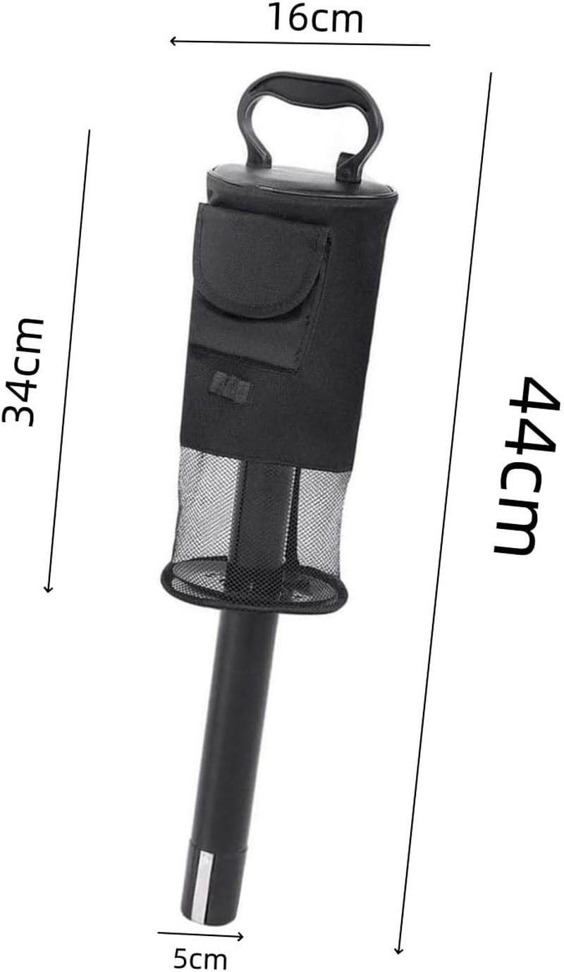 WADY Golf Ball Retriever,Shag Bag for Golf Balls Bag with Detachable Tube, Easy Assembly & Disassembly, Portable Golf Accessory Hold up to 75 Balls image number 6