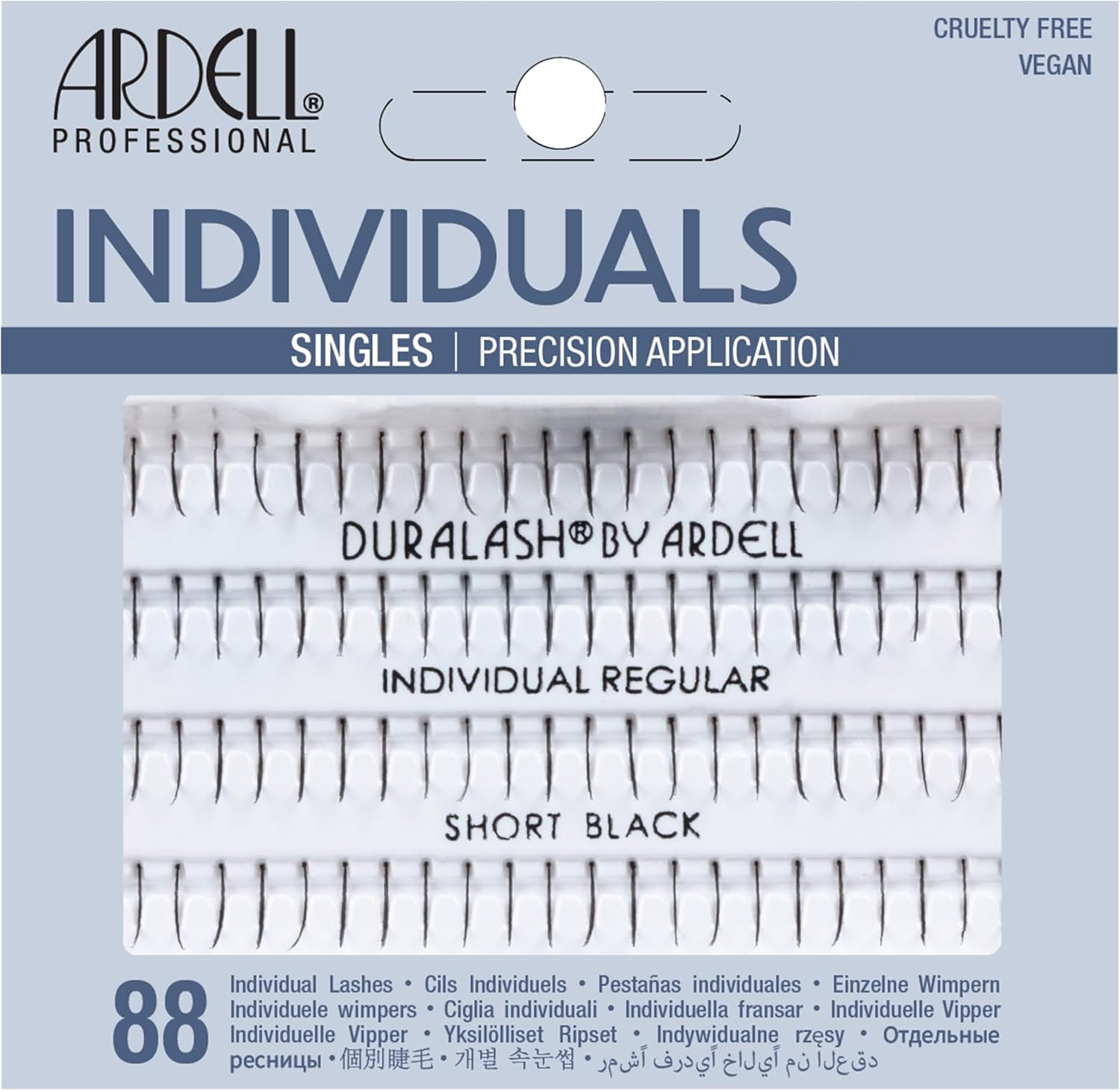Ardell Duralash Regular Short Individual Lashes, Black, Short image number 1