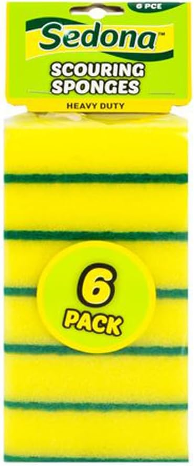 Sedona Scouring Sponge 6-Piece, 6 Cm X 9 Cm Size image number 1