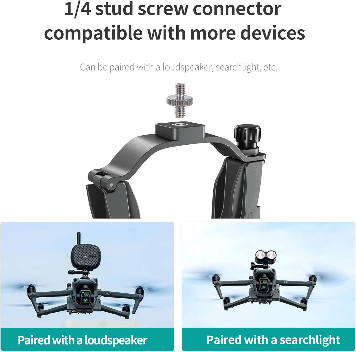 Drone Drop Release Airdrop Device for DJI AIR 3, Delivery Device Wedding Drone Bait Release Compatible with Gopro 3 image number 1