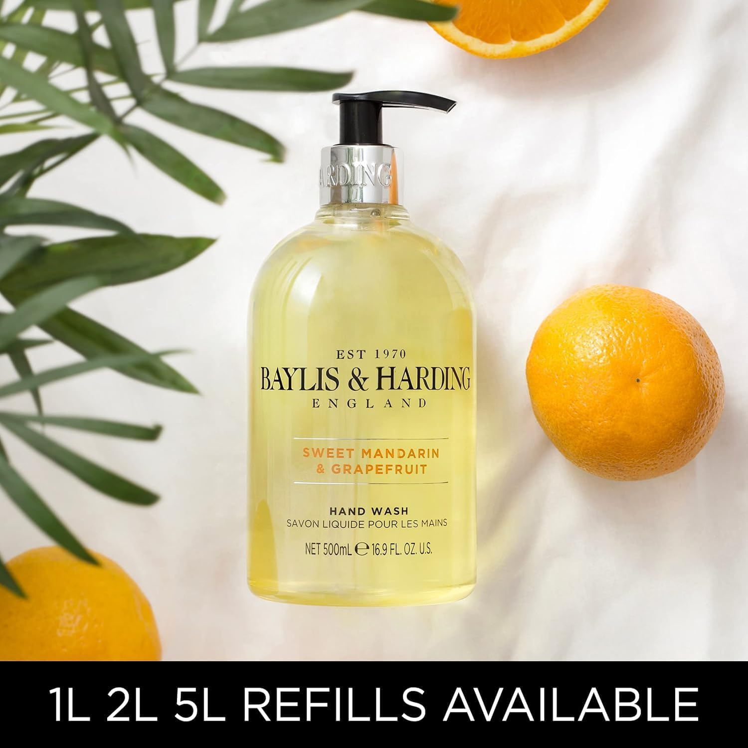 Baylis & Harding Sweet Mandarin & Grapefruit Hand Wash (Pack of 3), 0.57 Kilograms image number 1