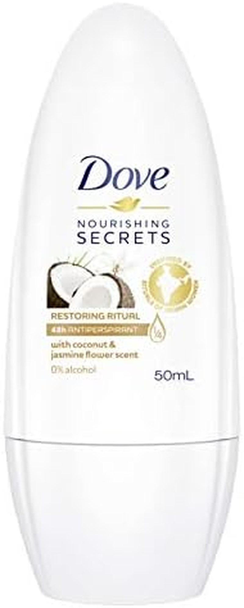 Dove Antiperspirants/Deodorants Coconut & Jasmine, 50Ml image number 3