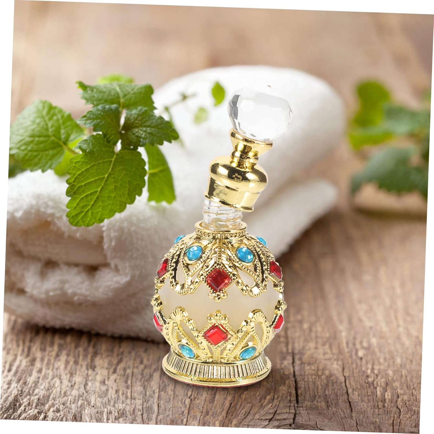 KOMBIUDA Refillable Glass Perfume Bottle Portable Fragrance Container for Travel Elegant and Leakproof Design for Essential Oils and Personal Use - Multi image number 4