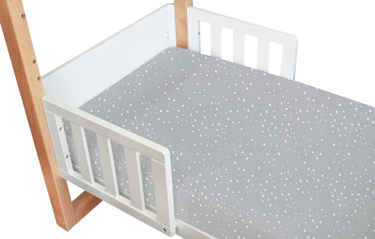 Babyhood Amani Bebe Jersey Cotton Standard Fitted Sheet, Drops