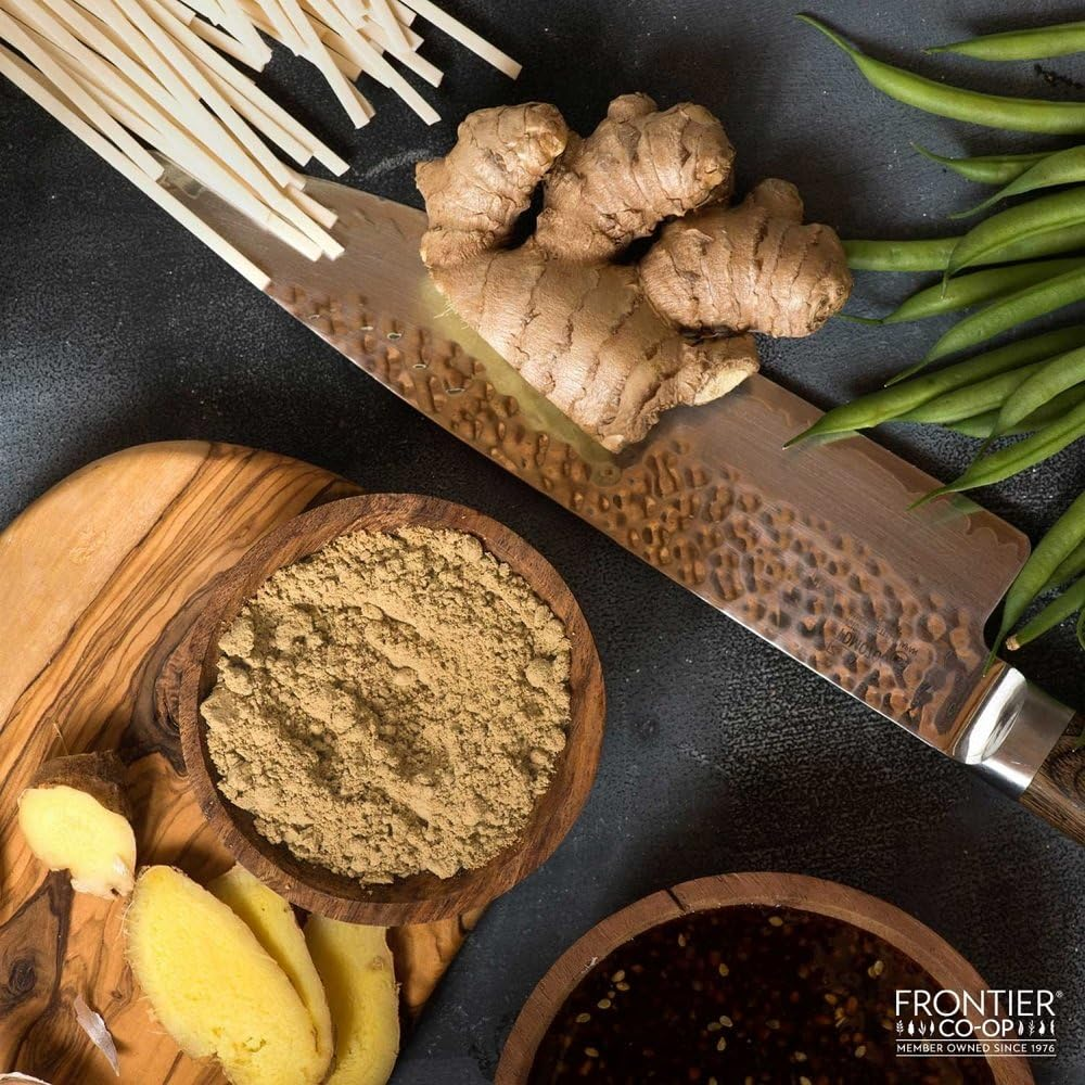 Frontier Co-Op Ginger Root Powder, 1-Pound Bulk, Spicy Sweet Powder for Food & Tea, Finely Ground, Kosher, Organic