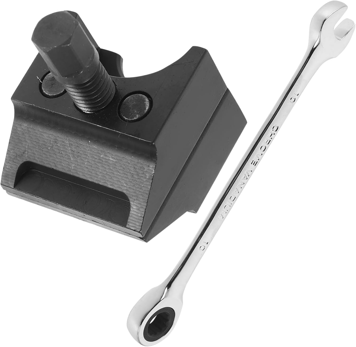 CHILDWEET Double Ended Suspension Strut Splitter and Hub Spreader Tool with Wrench for Car Steering Removal Automotive Suspension Repair Equipment image number 6