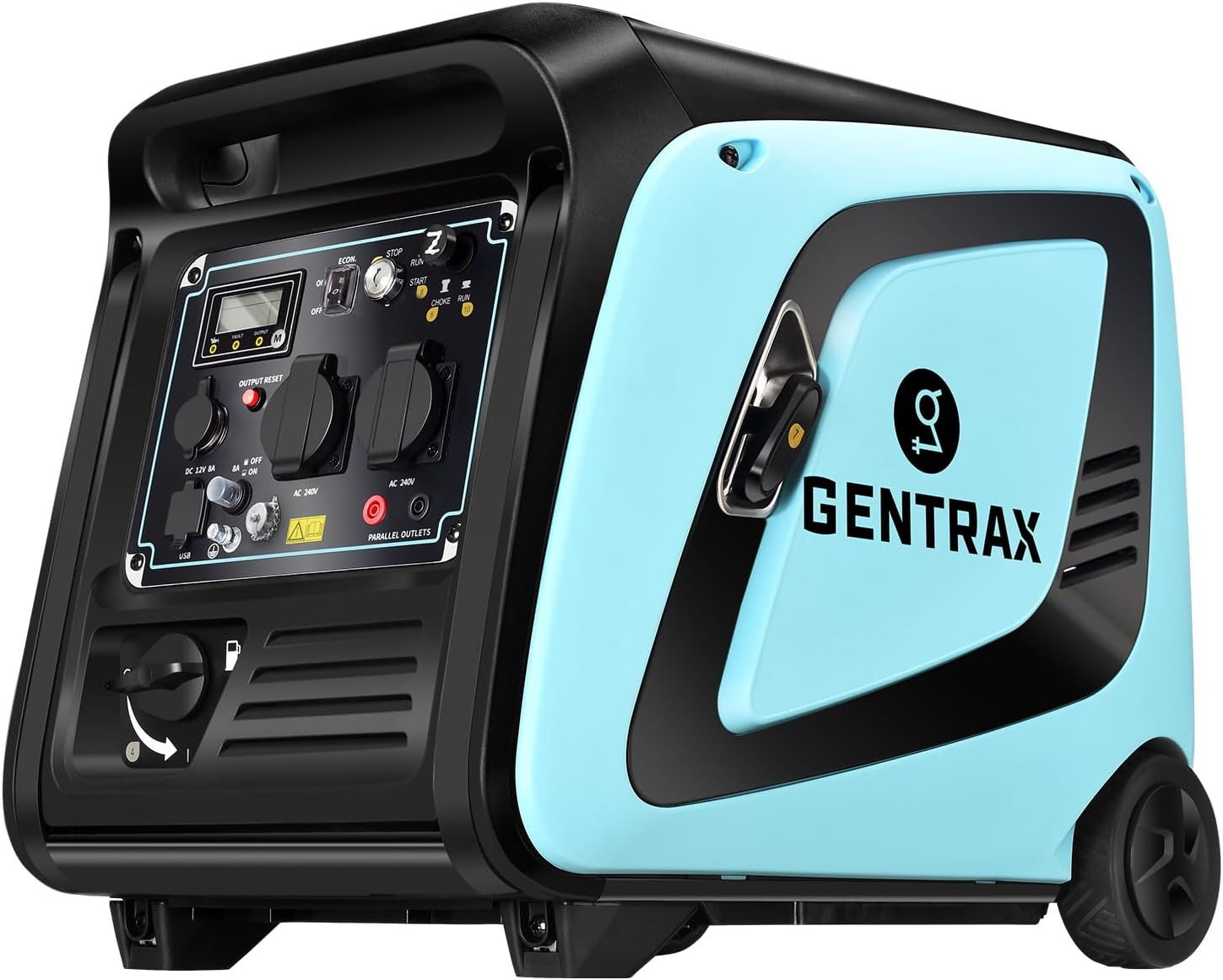Gentrax GTX4200PRO 4.2Kw Max Inverter Generator &ndash; 3.5Kw Continuous Pure Sine Wave Petrol Unit, 58Db Quiet, Electric & Remote Start, 8.8L Tank, Portable Camping & Home image number 5