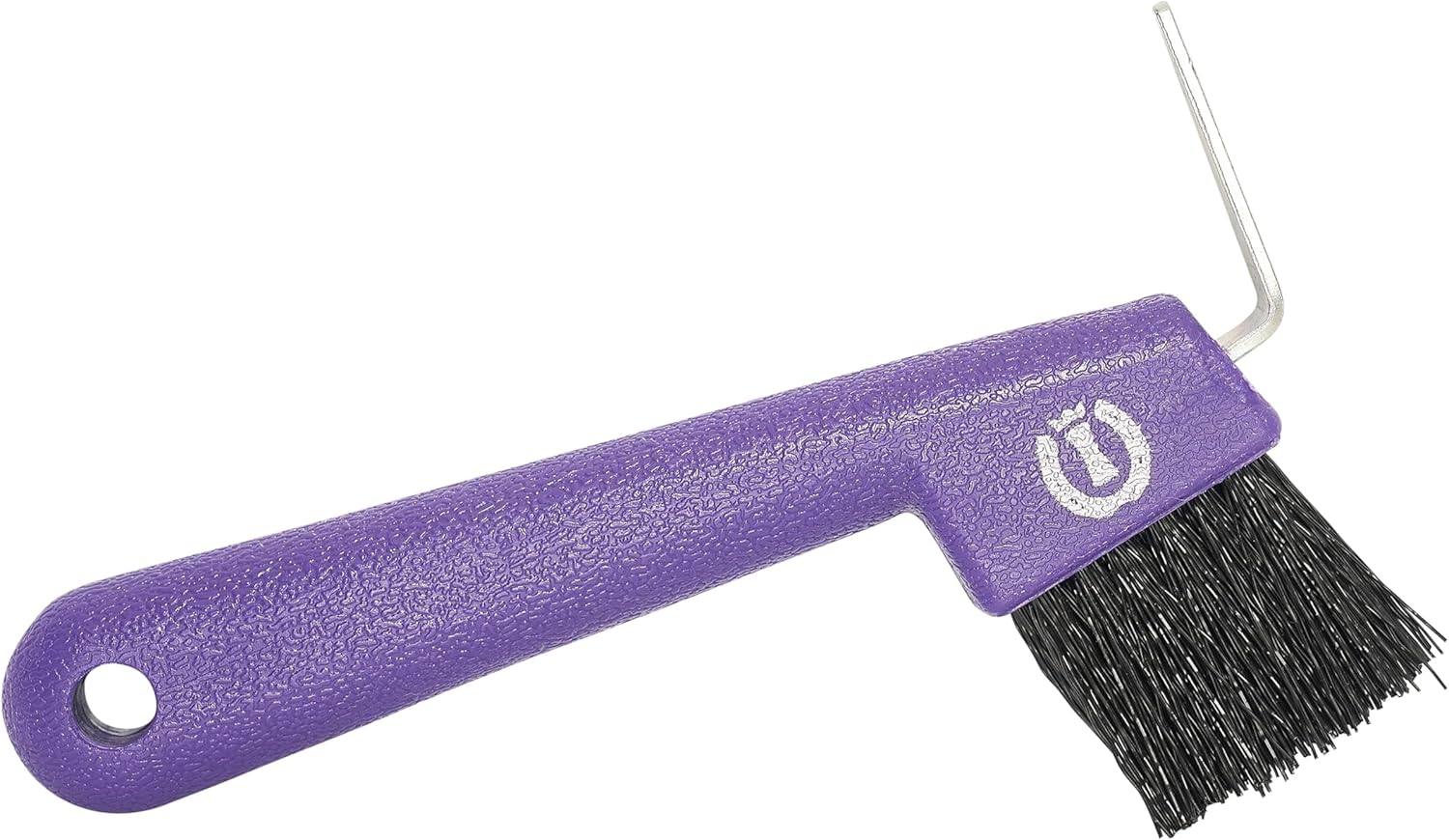 Imperial Riding IRH Impulz Hoof Pick, Robust Hoof Pick with Metal Hook and Cleaning Brush, Ergonomic Hoof Scraper for Thorough Hoof Care & Stylish Stable Look, Walnut - Forest Green image number 6